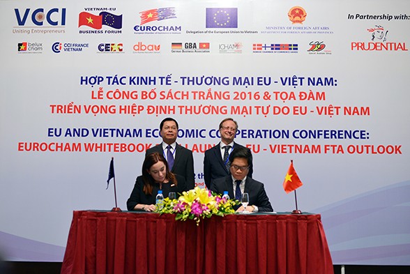 Positive Rückmeldung der EU-Unternehmer über Geschäftsumfeld in Vietnam - ảnh 1